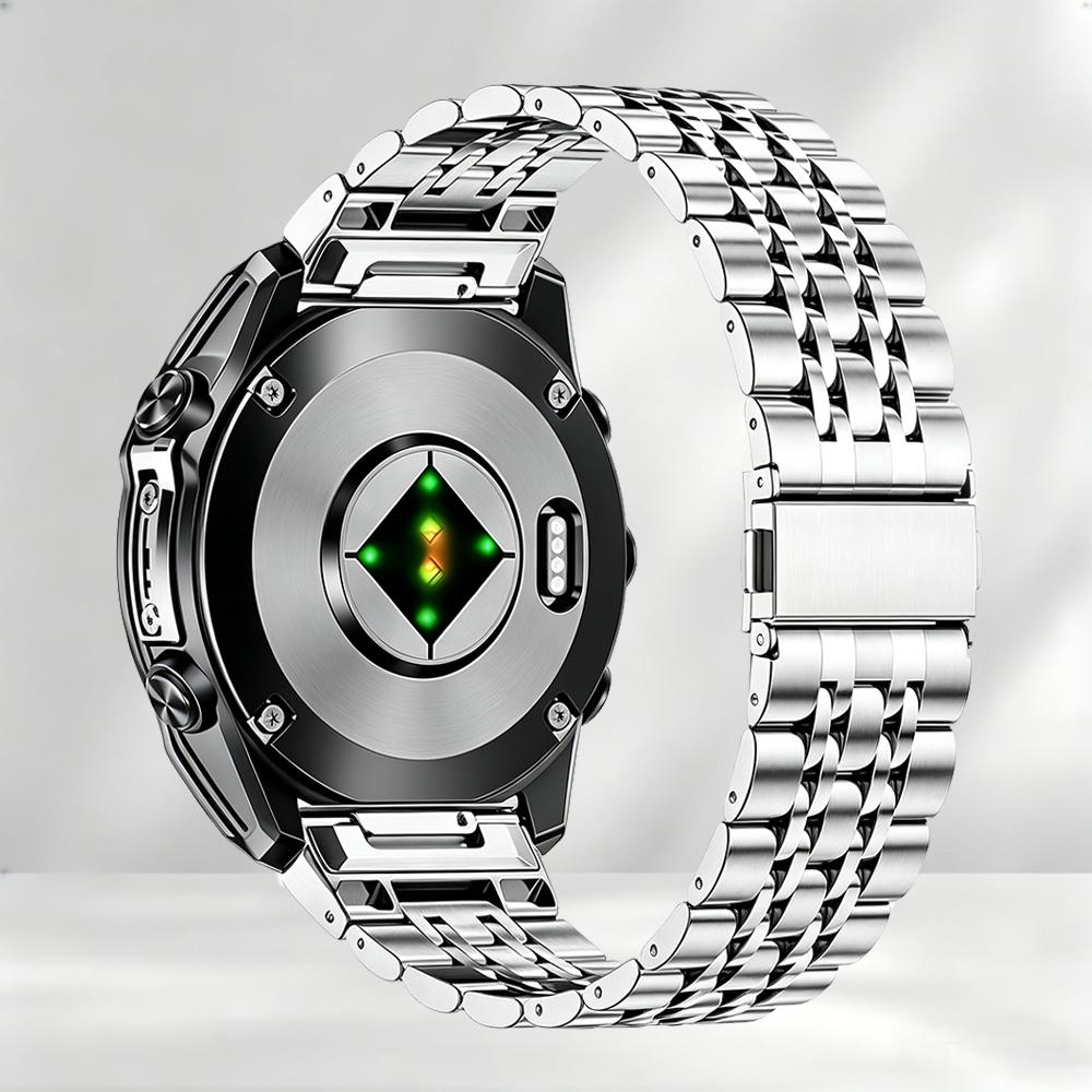 Cinturino in Acciaio Inossidabile QuickFit da 22 mm 26 mm per Garmin Fenix 8 Pro 47 mm 51 mm/Tactix 8 7/Instinct 3 2x/Enduro 3/965 Bracciale Metallico