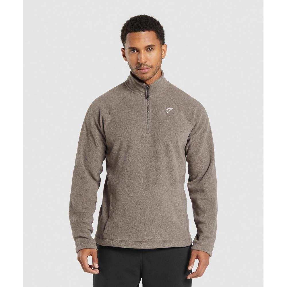

Gymshark Флис 1 4 Молния Камуфляж Коричневый Песочно-коричневый A7a5d Nb5m S