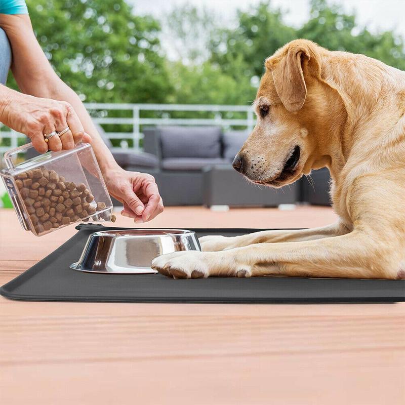 Pet Feeding Silicone Mat Non Slip Puppy Food Placemat Waterproof Car Pet Dog Pad