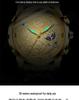 Tycoon Gold Men's Waterproof Diamond-Set Luminous Date Watch