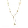 Geometric Necklace With Diamonds In 18k Gold For Women Fashion Accessory