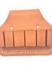 Cowhide Electrician Waist Bag: Wear-resistant Leather Tool Belt with Plier Holster, Seven Versatile Pockets, Free Shipping