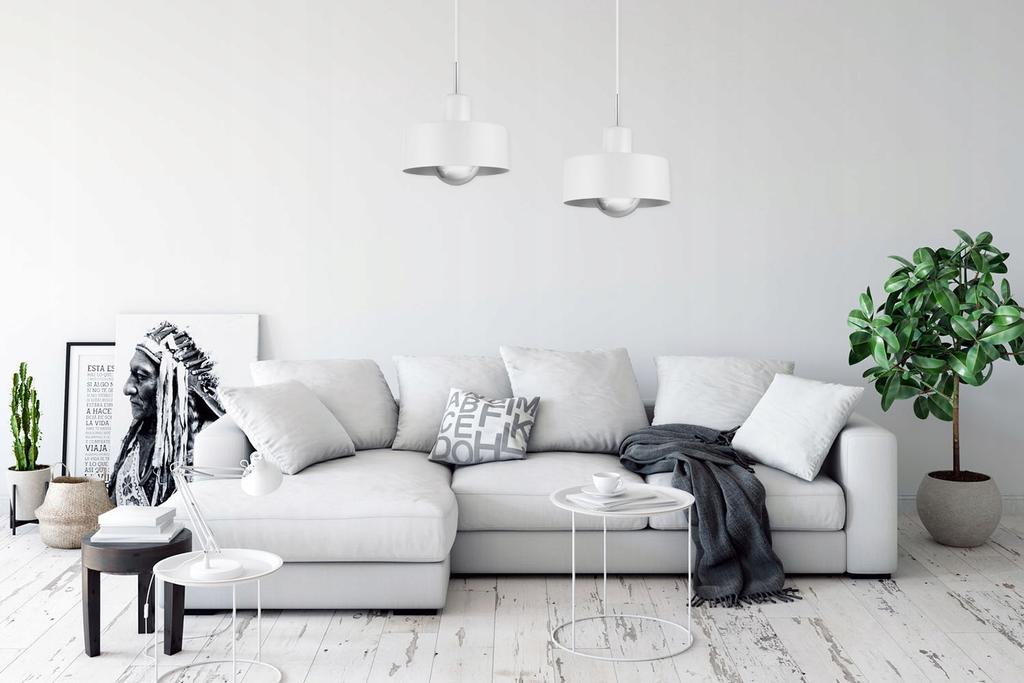 MODERN CEILING HANGING LAMP, METAL LAMPSHADE