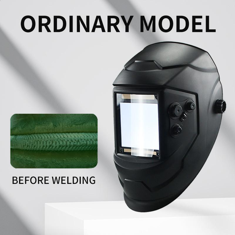 

Out Control Large View Multi-function Welding Mask DIN5-DIN13 Solar Auto Darkening Welding Helmet Black