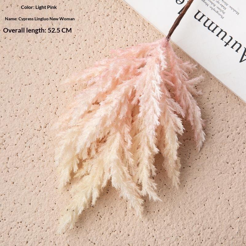 52.5Cm Artificial Astilbe Chinensis Simulation Flowers Green Plants Wedding Decorations