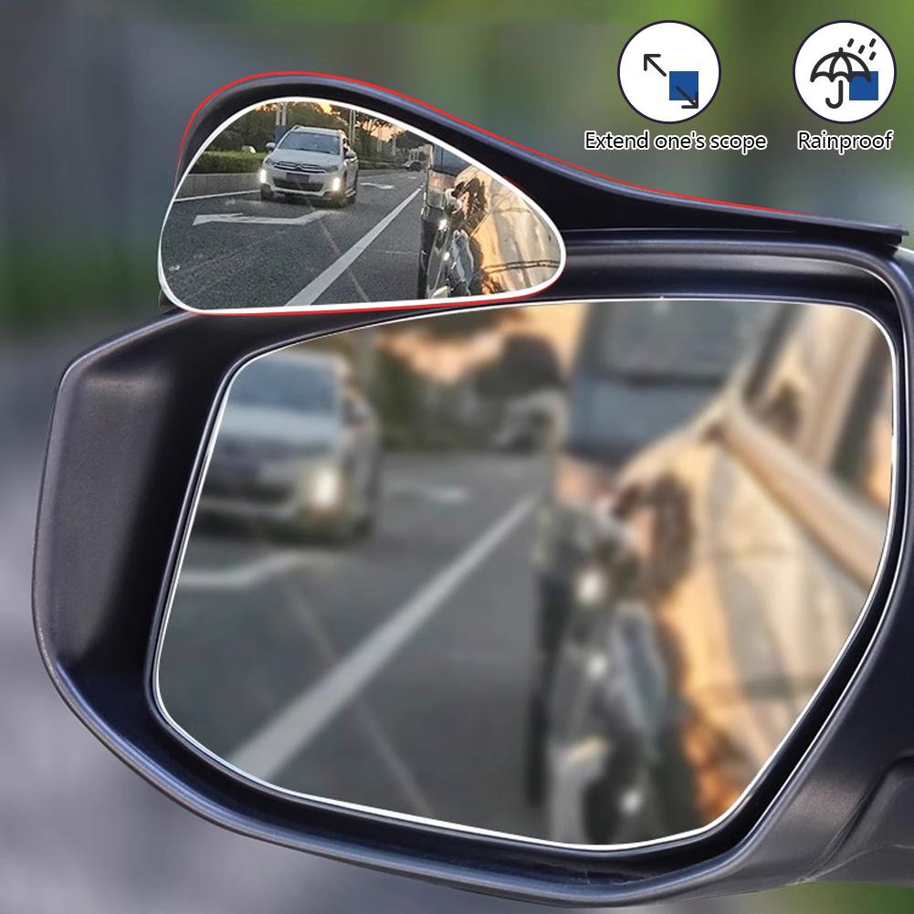 2pcs Car Rear View Mirrors Blindspot 360 Degree Adjustable Car Blindspot Mirrors Flexible Car Blindspot Mirrors Automotive чёрный