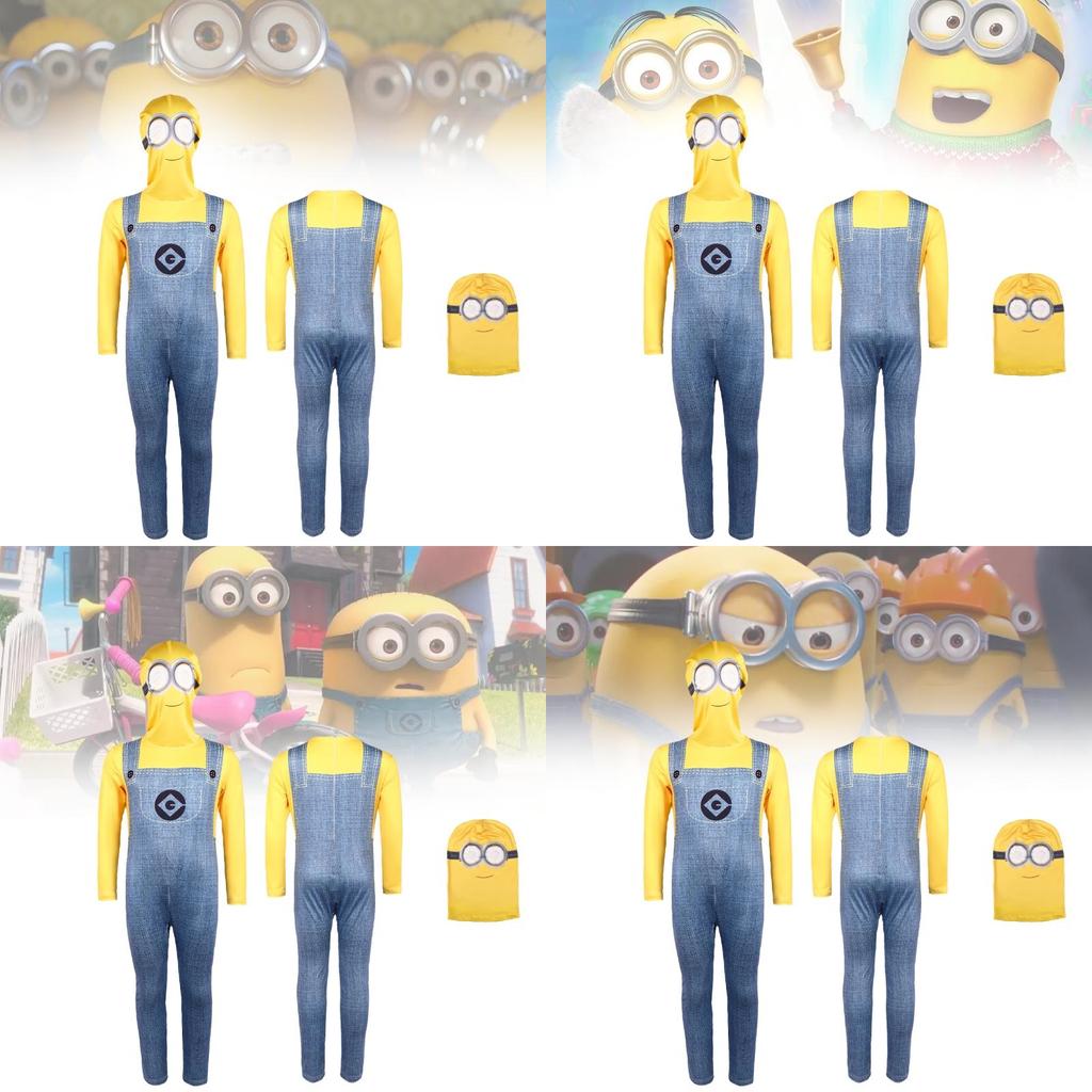 Entzückendes Minions Cosplay Kostüm Perfekt für Bühnenauftritte Unisex Design für Kinder