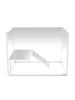 Acrylic Turtle Tank with Sunning Platform - Desktop Mini Fish Tank for Home or Office