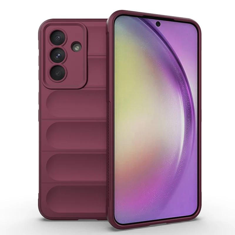 Case For Samsung Galaxy S25 S24 S23 S22 S21 Note 20 Ultra Plus S24FE S23FE S25Edge Luxury Silicone Shockproof Back Cover Coque