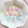 30Pcs Cute Mini Cartoon Strawberry Nail Art Resin Designer Charms DIY Craft For Nail 3D Decorations Jewelry