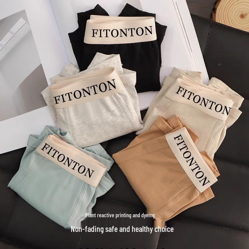 FitonTon Men's Pure Cotton Ginseng Antibacterial Boxer Briefs