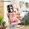 Phone Case: 2D Flat Samsung Galaxy A34 A35 M05 M06 S20 S22 S21 FE Plus 5G Protective Case, Couples Style, Plush Teddy Bear, Christmas and Halloween Gi