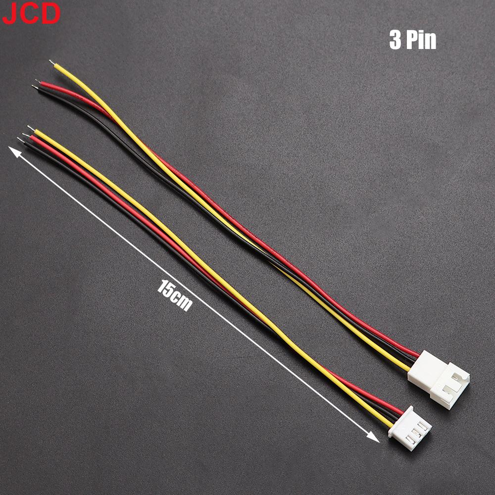 JCD 10Pairs Micro JST XH 2.54 2P 3P 4P 5P 6PIN Male Female Plug Connector 2.54mm Pitch With Wire Cable Battery Charging Cable