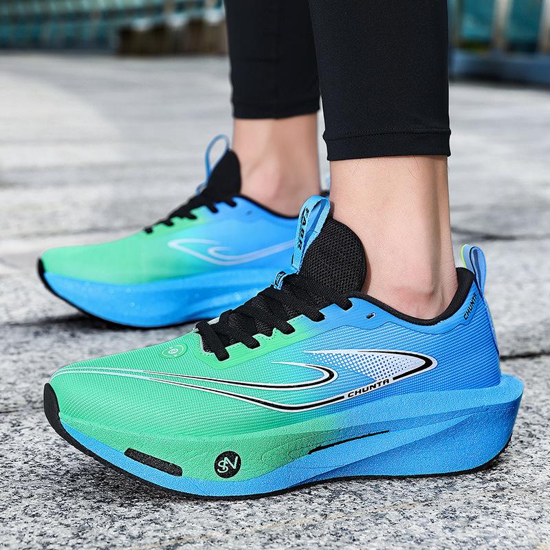 Sports breathable running shoes casual sports shoes racing professional rebound outdoor jogging couple marathon shoes
