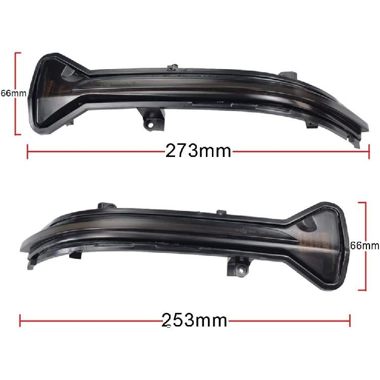 Smoked Lens Dynamic LED Side Mirror Turn Signal Light Indicator For BMW 3 5 6 7 8 Series G11 G12 G14 G15 G16 G20 G30 G38 M5 F90,Left Hand Drive
