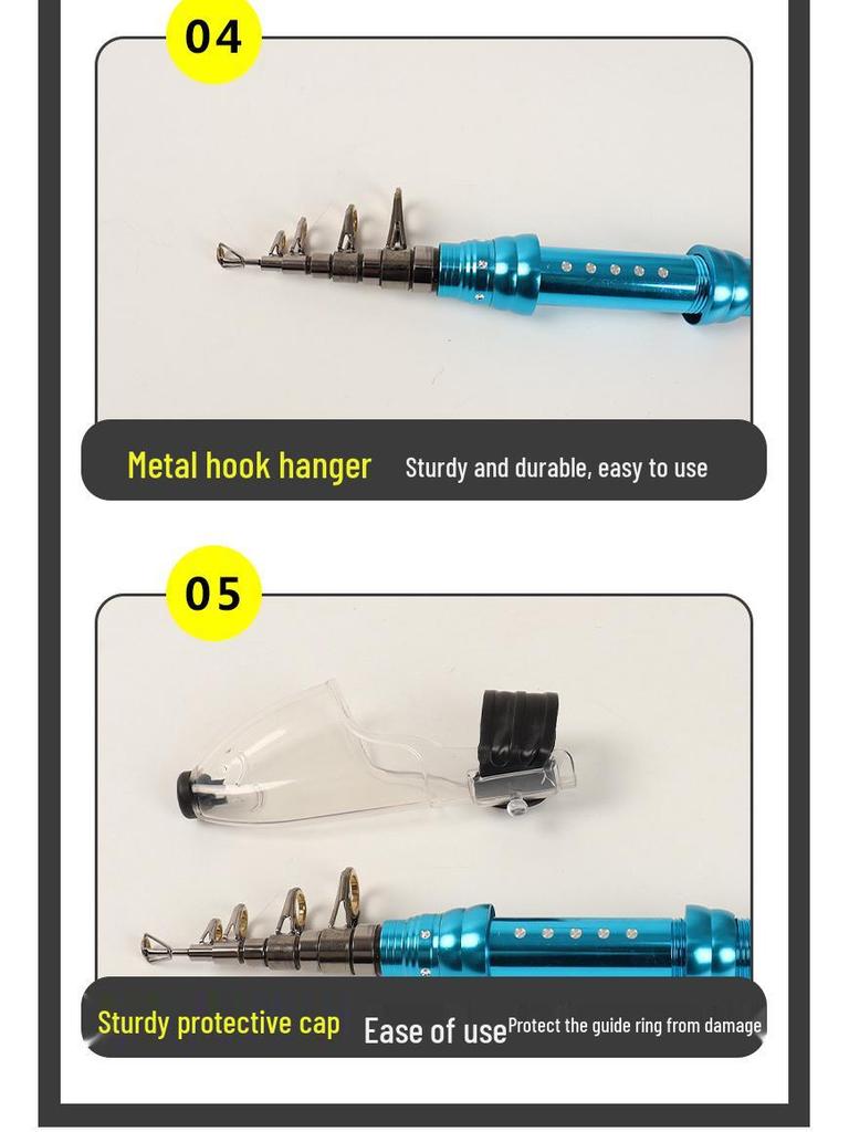 Carbon-Ultrakurze Teleskop-Meeresrute für Weitwurf und Große Fische, Silberkarpfen und Graskarpfen.