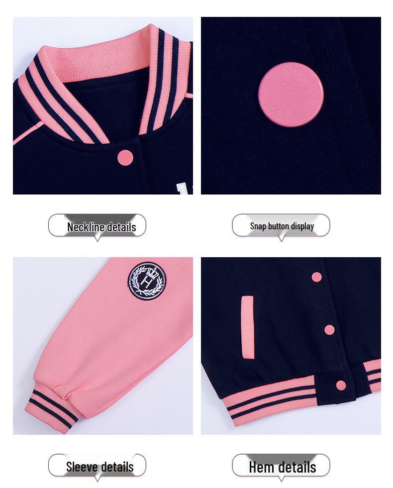 Dívčí jarní/podzimní trendy baseballové soupravy pro věk 6-9 let