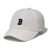 Corduroy Bee Logo Curve Cap - Cream