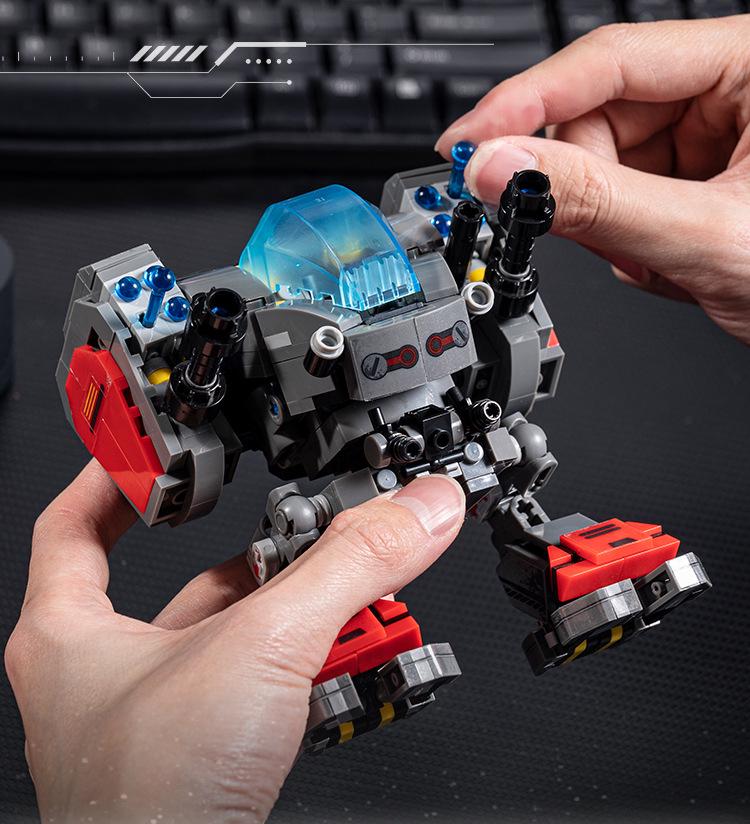 Tanque Cangrejo Interestelar Caza Bloque de Construcción Juguete JD021-25