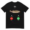 Zabawna ryba Dzwoni Przypomnij mi Wiadomość Odrzuć Zaakceptuj Połączenie telefoniczne Ryba Męski T-shirt
