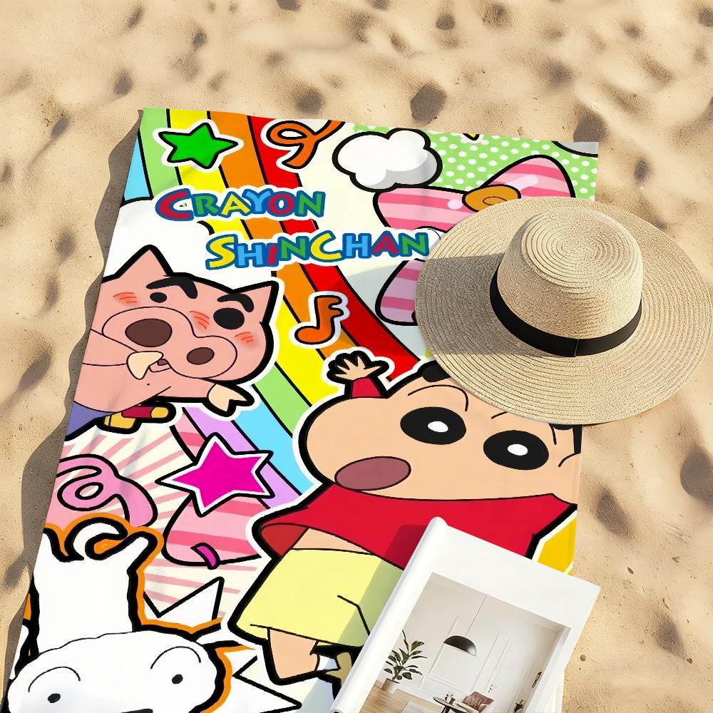 C-CRAYON S-SHINCHAN Towel Quick Drying Beach Towels Are Suitable For Swimming Pools Camping Yoga And The Gym