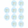 10Pcs Gender Reveal Button Pins Tinplate Baby Shower Party Favors Decoration Supplies