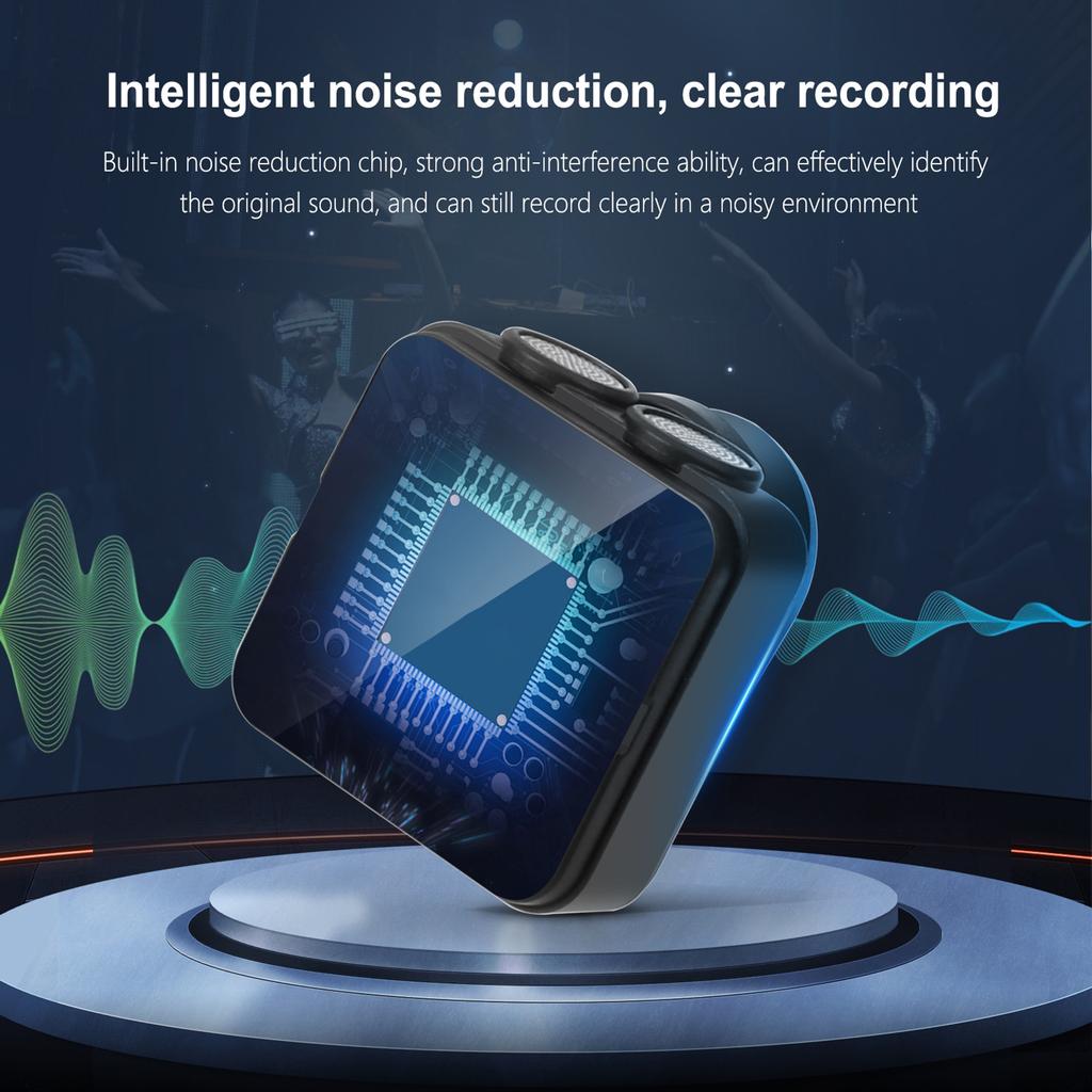 Wireless Lavalier Microphone with 2 Microphone Magnetic Or Clip on Mics Plug and Play Lightweight Digital Display