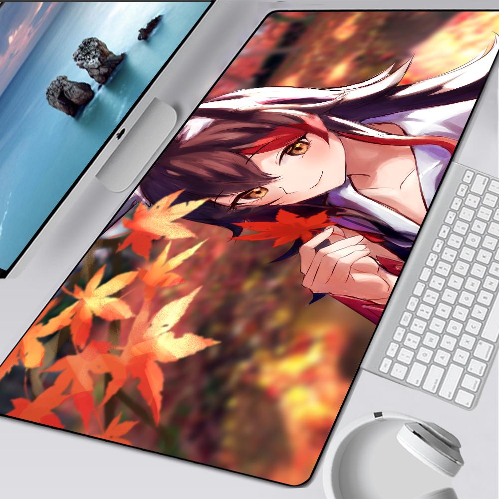 Ookami Mio Hololive Large Gaming Mouse Pad Computer Mousepad Pc Gamer Mouse Mat Xxl Laptop Mouse Carpet Keyboard Mat Desk Pad