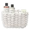 Set Of 2 Cotton Rope Woven Basket Set Soft Textured Storage Solution For Toy Magazines Bathroom Essential