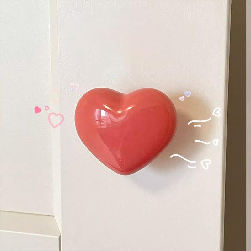 Handle Toilet Press Button Heart Shaped Press Tank Push Switch Toilet Bathing Room Decor Water Press Flush Button Home Tools