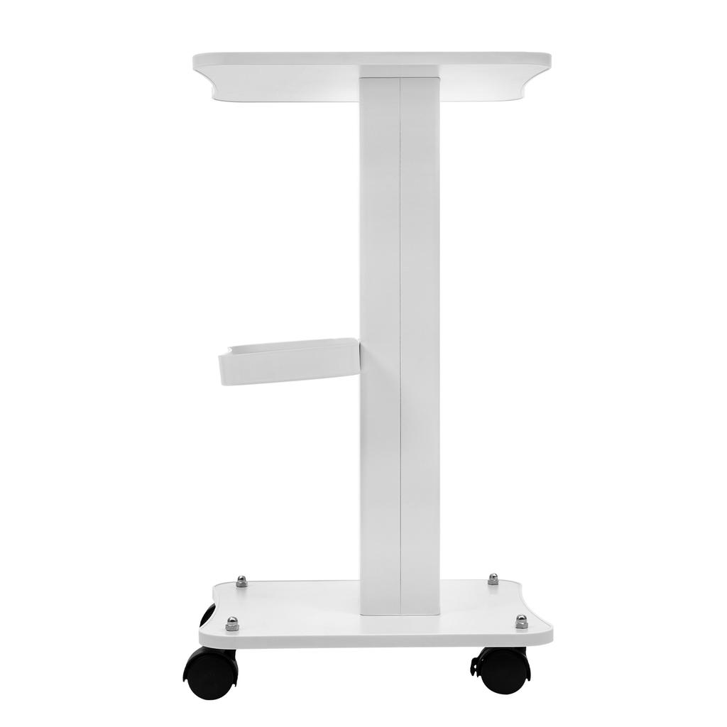 Aluminum Beauty Salon Trolley Cart with Lockable Wheels, 132lbs Capacity Portable Spa Rolling Makeup Storage Cart