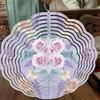 10 Inch Hanging Wind Spinner with 360 Degree Hook for Balcony Garden Decor Spring Summer Outdoor DecorationMetal Wind Chimes for Home Decor