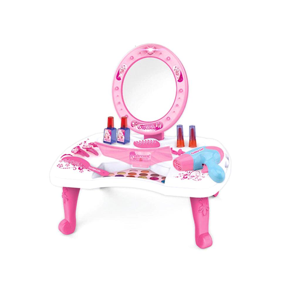 Random Color Children Pretend Play Dressing Table Toy Pretend Kit Girl Pretend Play Cosmetics Playset For Children