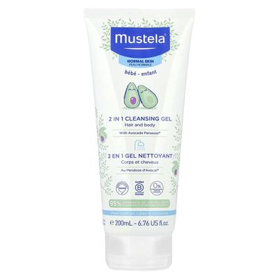 Baby, 2-in-1 Cleansing Gel, Hair & Body, Normal Skin, 200 Ml (6.76 Fl Oz)