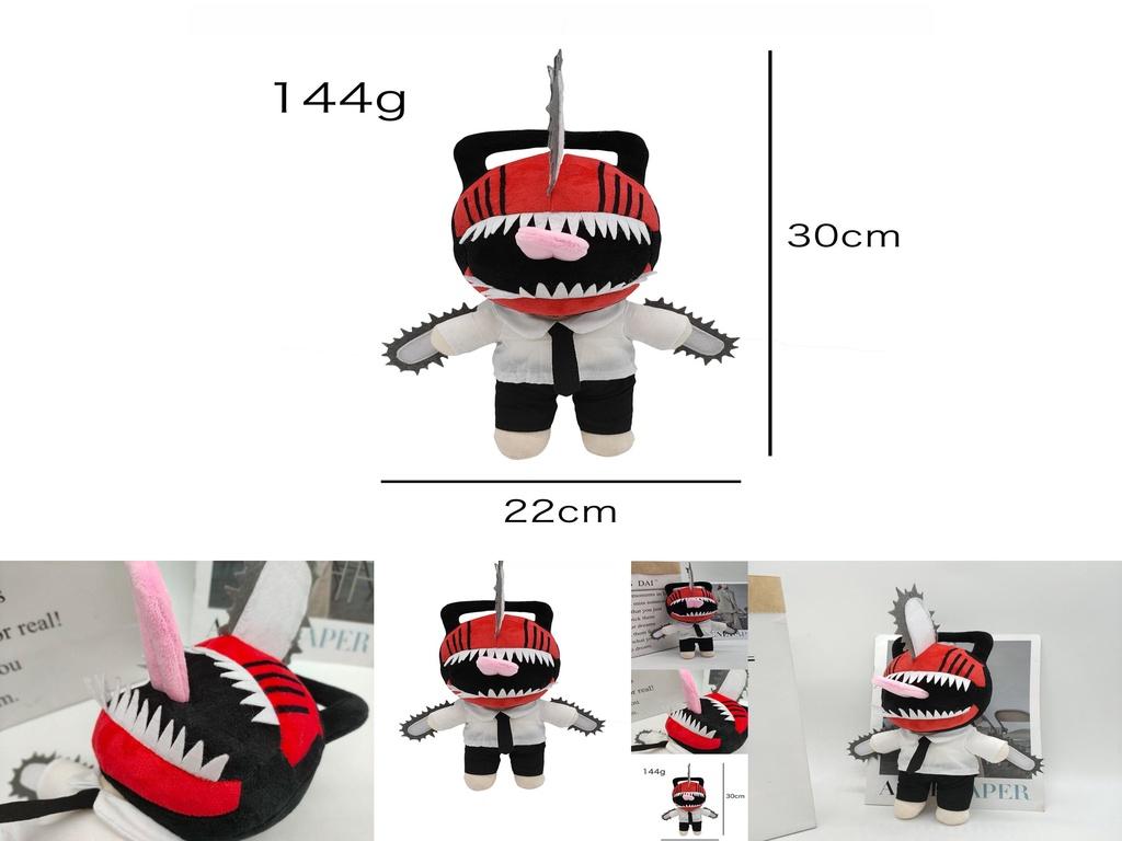 Denji Chainsaw Man Plush Toy For Anime Fans Eco-friendly Pp Cotton Material 30cm Size Perfect Decoration