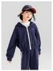 Tao Town Girls' Autumn Striped Sportswear Set - Trendy Two-Piece Casual Outfit for Children