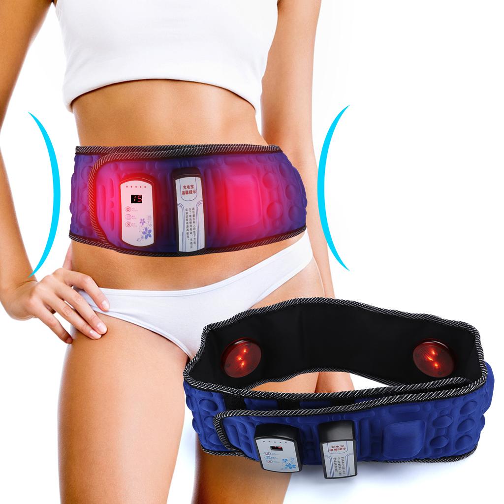 Wireless Charging Waist Massager Lumbar Vibration with Heating Waist Supporter