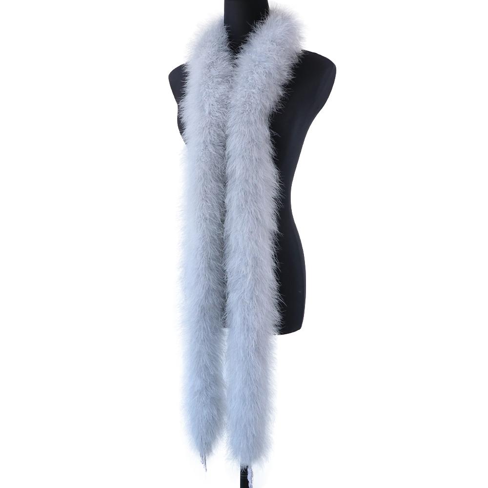 DIY 2 Meters Fluffy Natural Turkey Marabou Feather Boa for Wedding Party Decoration Feathers Shawl Scarf DIY Dress Sewing Crafts