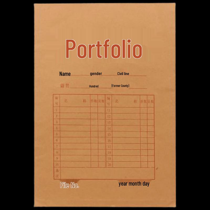 Jinyili Kraft Paper File Bag