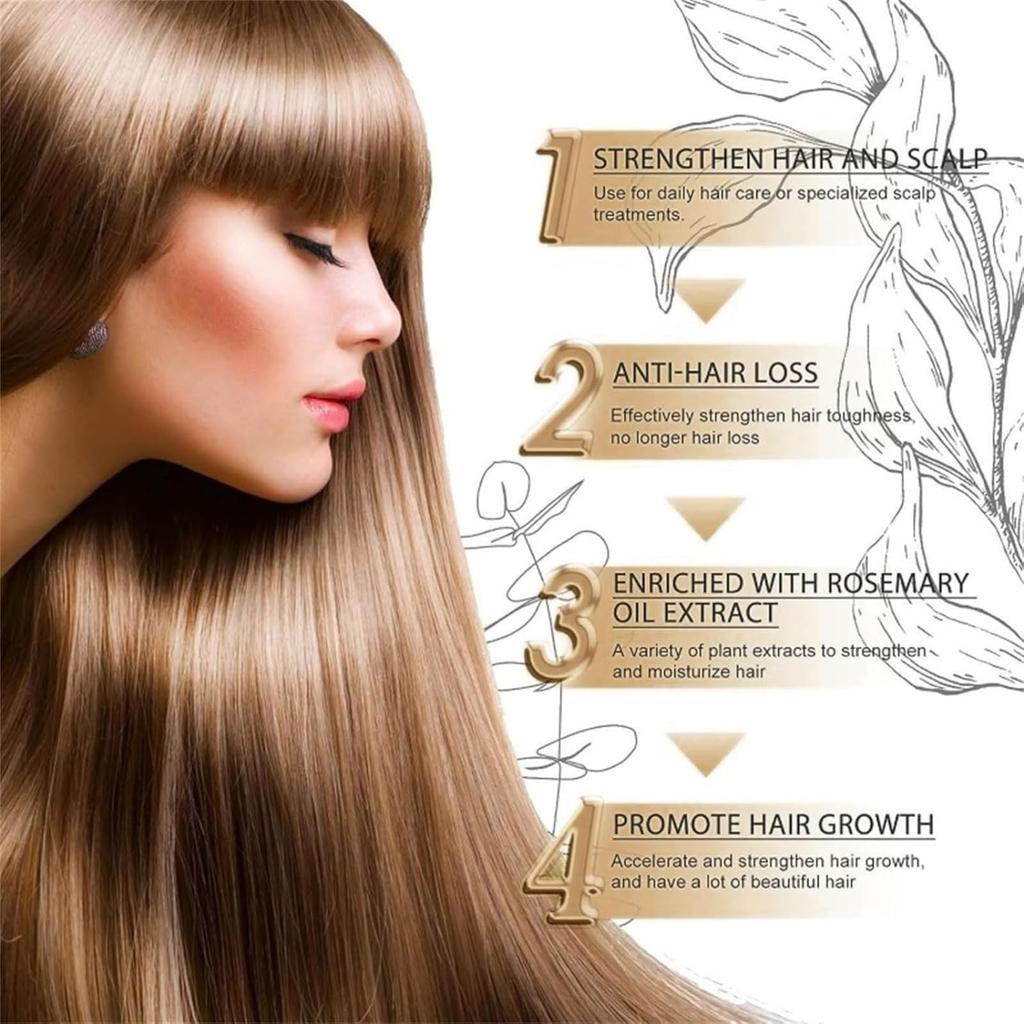 Ginseng Shampoo - Deep Cleansing And Gently Nourishes Hair, Multiple Plant Extracts To Fight Hair Loss, Shampoo For All Hair Types - 300ml