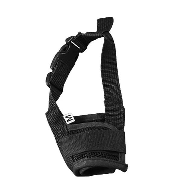 Pet Dog Adjustable Mask Bark Bite Mesh Mouth Muzzle Grooming Anti Stop Chewing