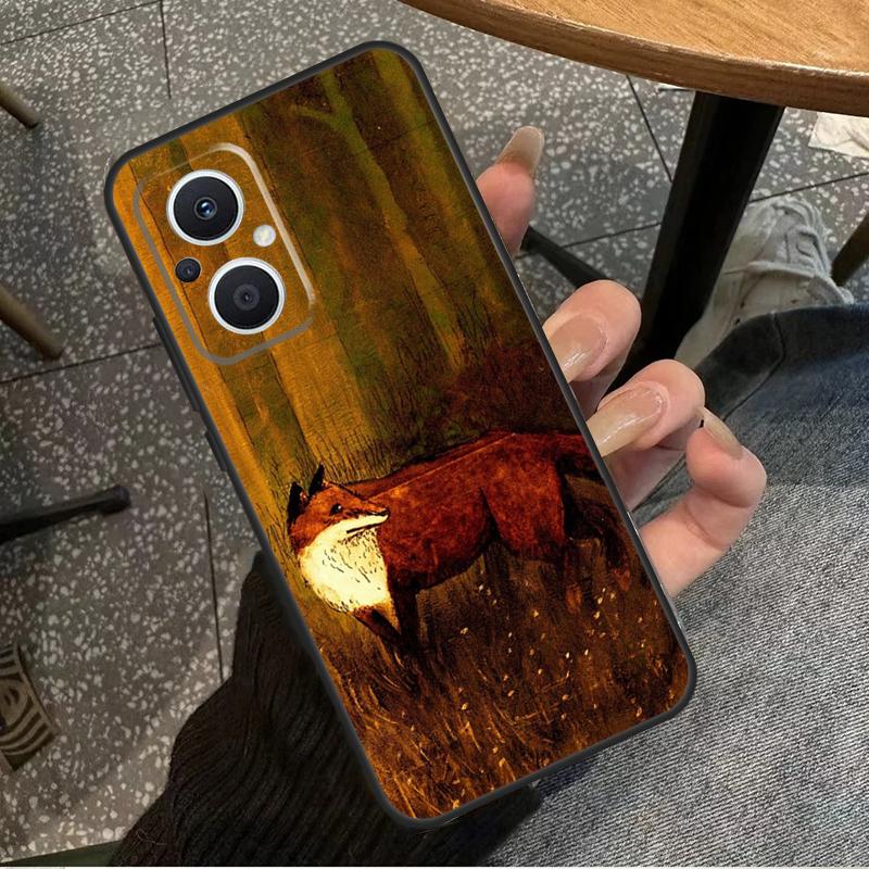 Winter Fox Foxes Case For OPPO Reno 8 7 6 5 4 Lite 2Z 4Z 5Z 8T 10 OPPO Find X5 X6 Pro X2 Lite X3 Neo Cover
