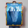 Success Printed Poster Customized Retro Wall Art Vintage Metal Tin Signs for Home Room Decorations Bedroom Decoration Gaming