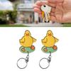 2Pcs Duck Keychain Acrylic Cute Multifunctional Couple Key Chain Key Holder Bag Charm Gift