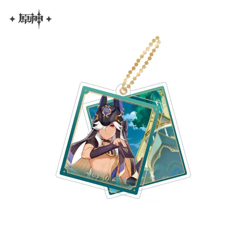 Sunsyea Genshin Impact Official Merch miHoYo Original Theme Series Keychain Vol.3 Alhaitham Kaveh Furina Wanderer Navia