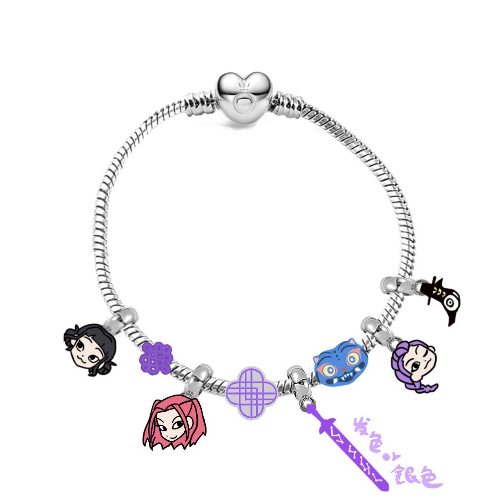 Demon Hunters Rumi Zoey Mira Crow Bracelet KPop Inspired Cute Anime Jewelry Women Girls Fashion Accessories