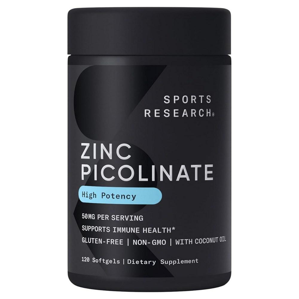 Sports Research Zinc Picolinate 50mg Softgels 1 pcs 120 Tablets