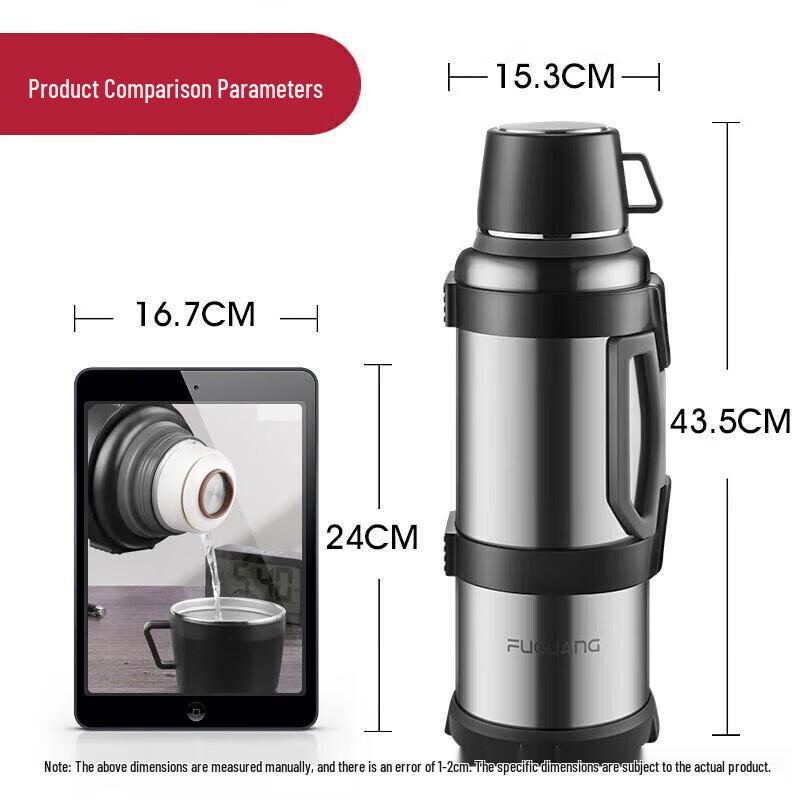 

FUGUANG Large Capacity Stainless Steel Insulated Travel Flask