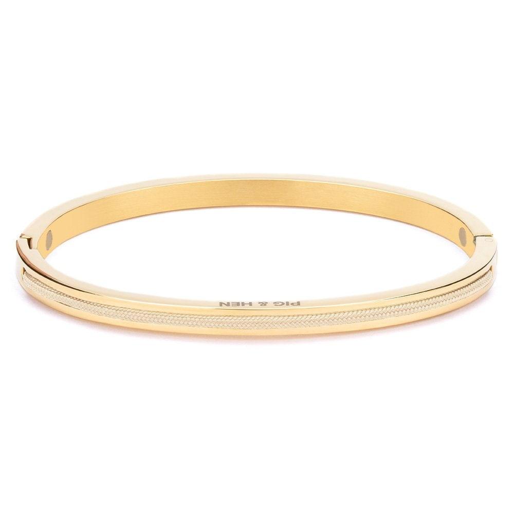 (Women's) Pig & Hen Maya Lou Bracelet - Ivory X Gold