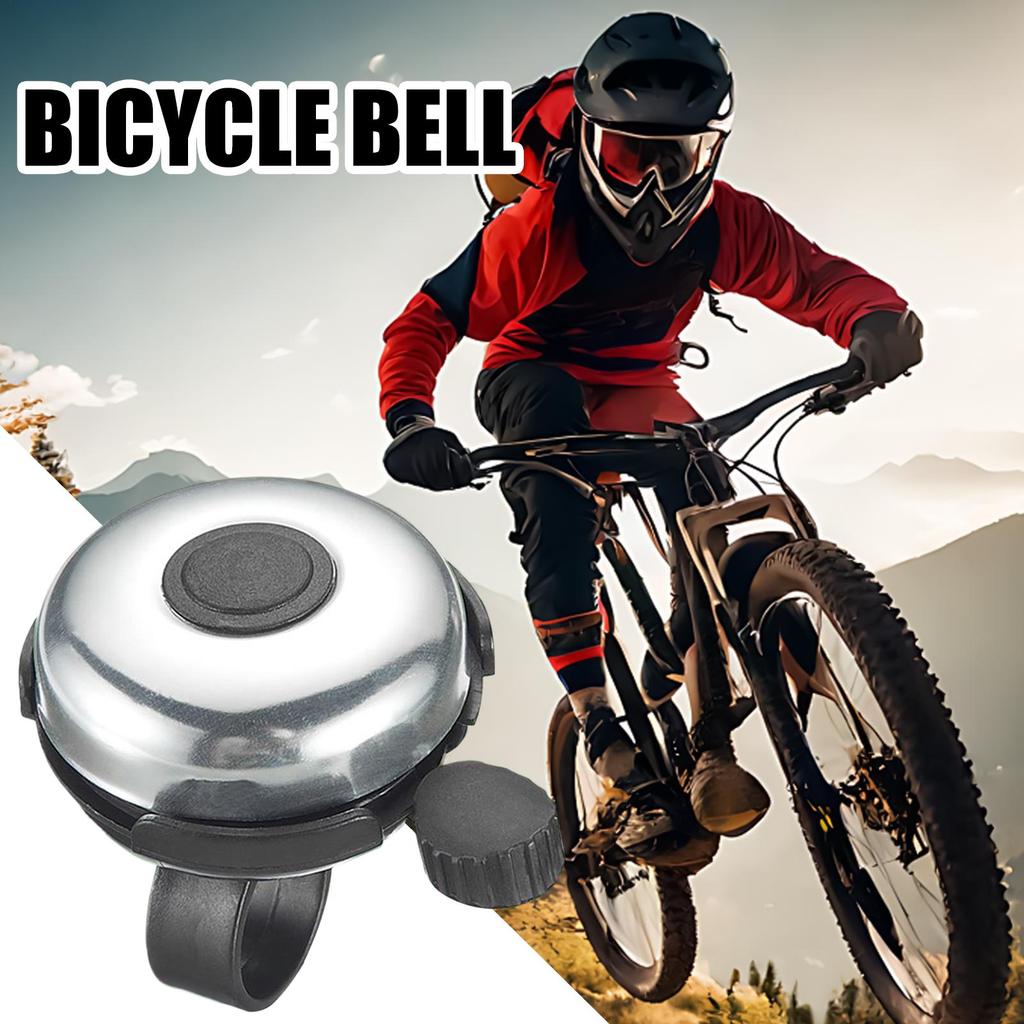 100dB Loud Crisp Clear Bicycle Bell Aluminum Cycling Ring Horn for Kids Men Women Family Bike Handlebar Outdoor Riding Safety